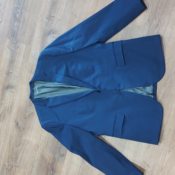 Calvin Klein Premium Slim Fit men's navy blue blazer - Picture 1 of 11